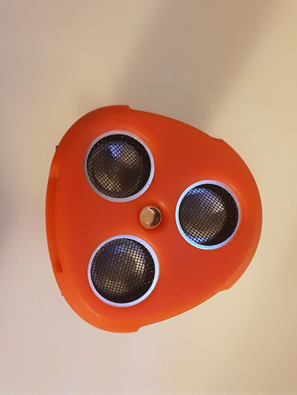 Orange and Black Dog Training Clicker with USB Rechargeable Cable